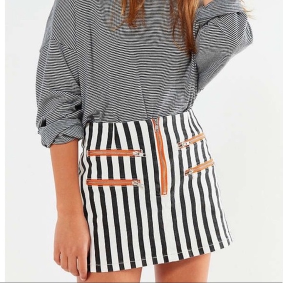 Urban Outfitters Dresses & Skirts - Urban Outfitters BDG Striped Zipper Skirt